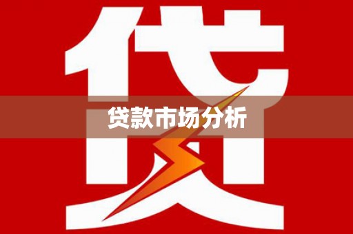 莎车贷款市场分析