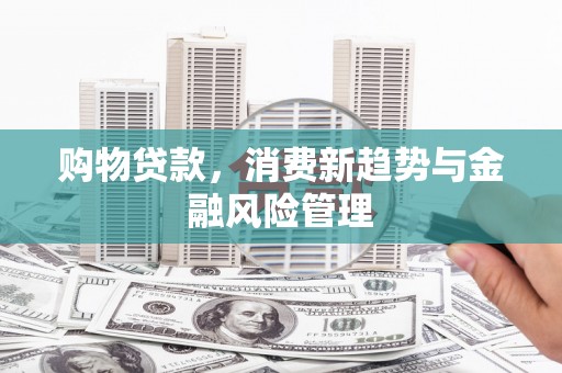 高明购物贷款，消费新趋势与金融风险管理