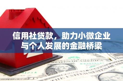 曲松信用社贷款，助力小微企业与个人发展的金融桥梁