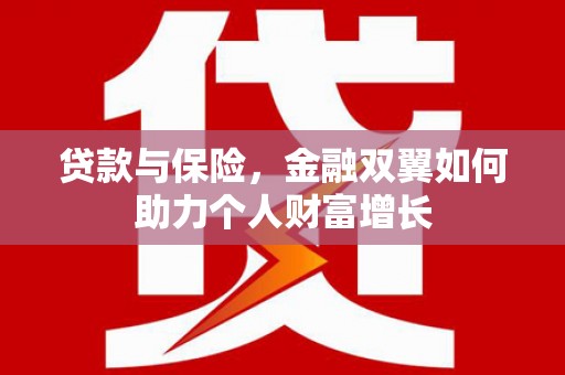 广河贷款与保险，金融双翼如何助力个人财富增长