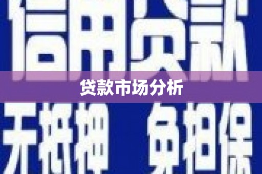 通城贷款市场分析