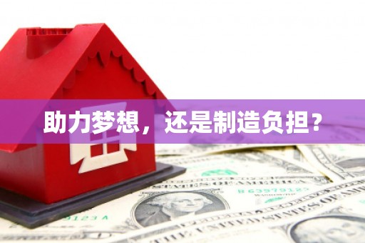 茶陵助力梦想，还是制造负担？
