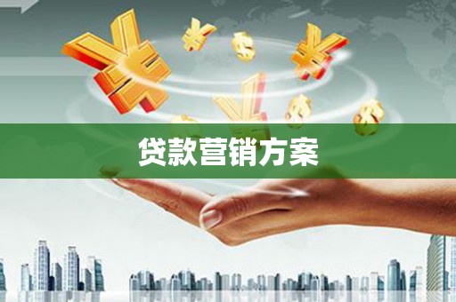 晋州贷款营销方案