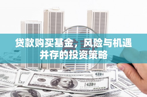 滑县贷款购买基金，风险与机遇并存的投资策略