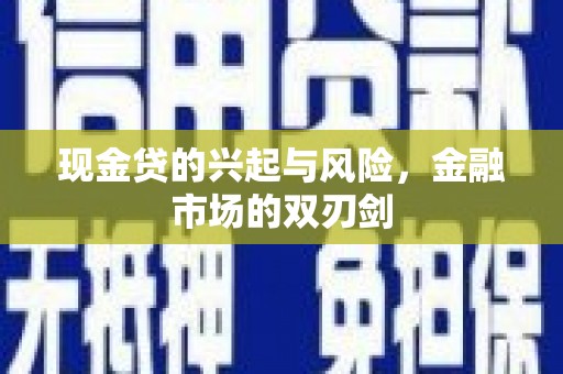 徐汇现金贷的兴起与风险，金融市场的双刃剑