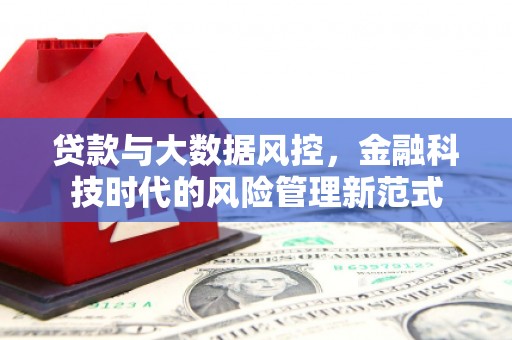 安康贷款与大数据风控，金融科技时代的风险管理新范式