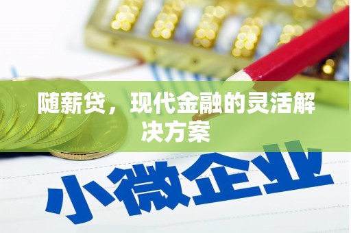 和顺随薪贷，现代金融的灵活解决方案