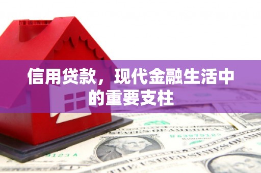 清河信用贷款，现代金融生活中的重要支柱