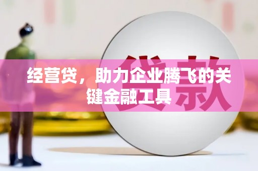 玛家经营贷，助力企业腾飞的关键金融工具