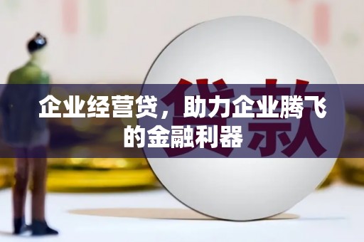中沙企业经营贷，助力企业腾飞的金融利器