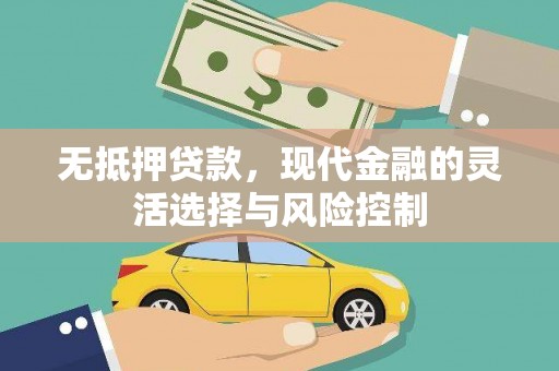 秦安无抵押贷款，现代金融的灵活选择与风险控制