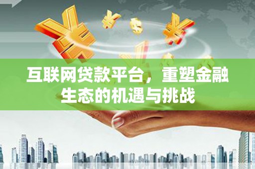 金州互联网贷款平台，重塑金融生态的机遇与挑战