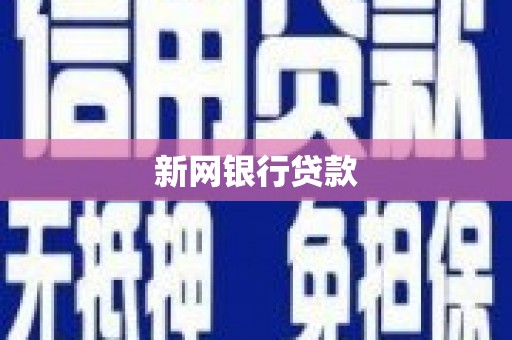 融水新网银行贷款