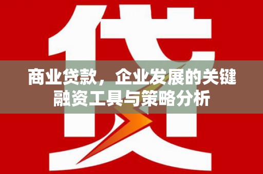 当涂商业贷款，企业发展的关键融资工具与策略分析