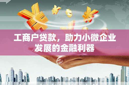徐汇工商户贷款，助力小微企业发展的金融利器