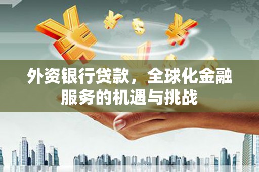 苏尼特右旗外资银行贷款，全球化金融服务的机遇与挑战