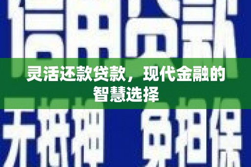 额济纳旗灵活还款贷款，现代金融的智慧选择