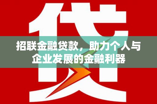 额济纳旗招联金融贷款，助力个人与企业发展的金融利器
