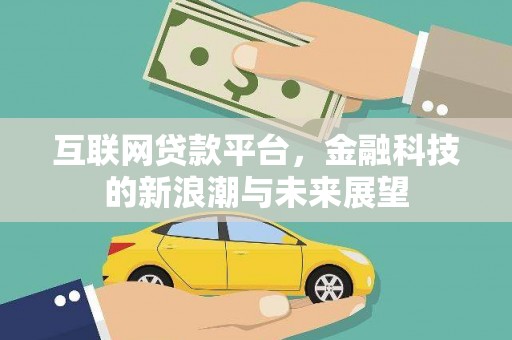 横县互联网贷款平台，金融科技的新浪潮与未来展望
