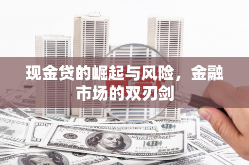 瀍河现金贷的崛起与风险，金融市场的双刃剑