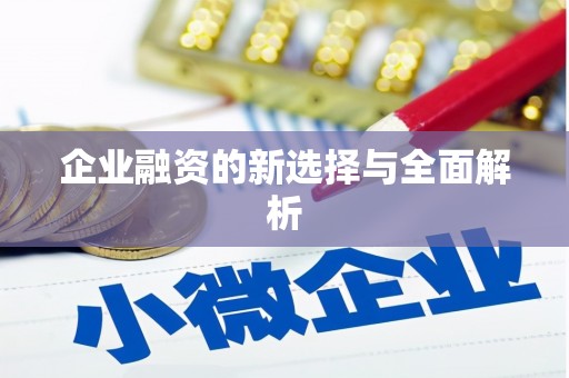 兰坪企业融资的新选择与全面解析