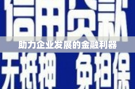 昭阳助力企业发展的金融利器