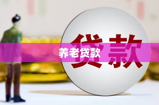 芦竹养老贷款